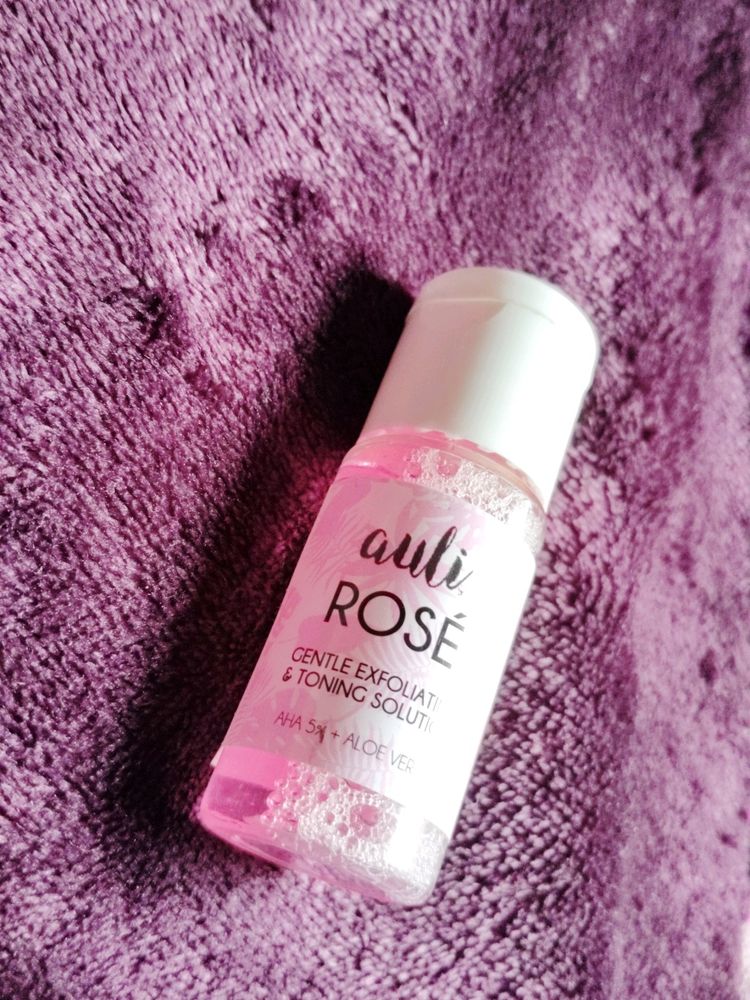 Auli Rose Gentle Exfoliation Tonning Solution