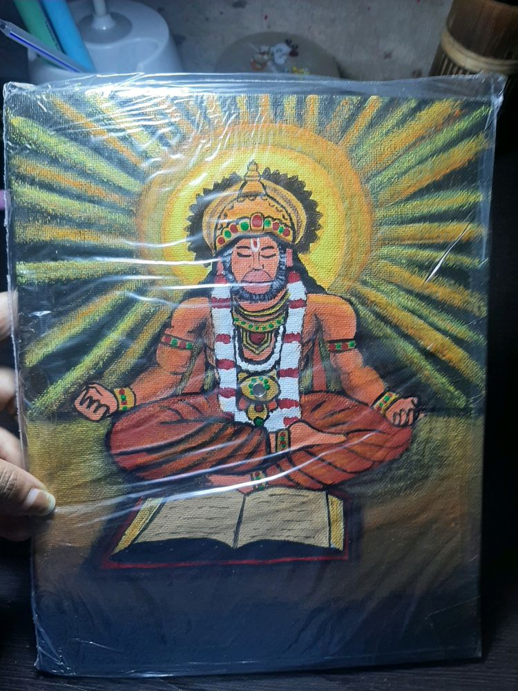 Hanuman Ji's Canvas Painting