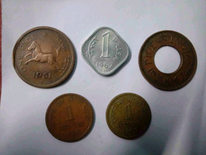 9 Indian Coin Set