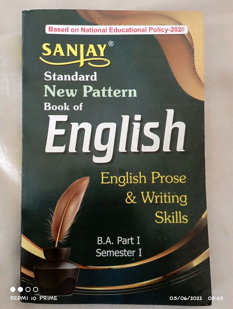 New B. A 1st English book very useful