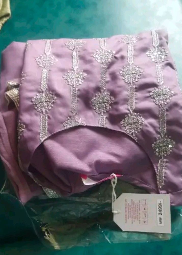 Beautiful Lavender Kurta Pant And Dupatta