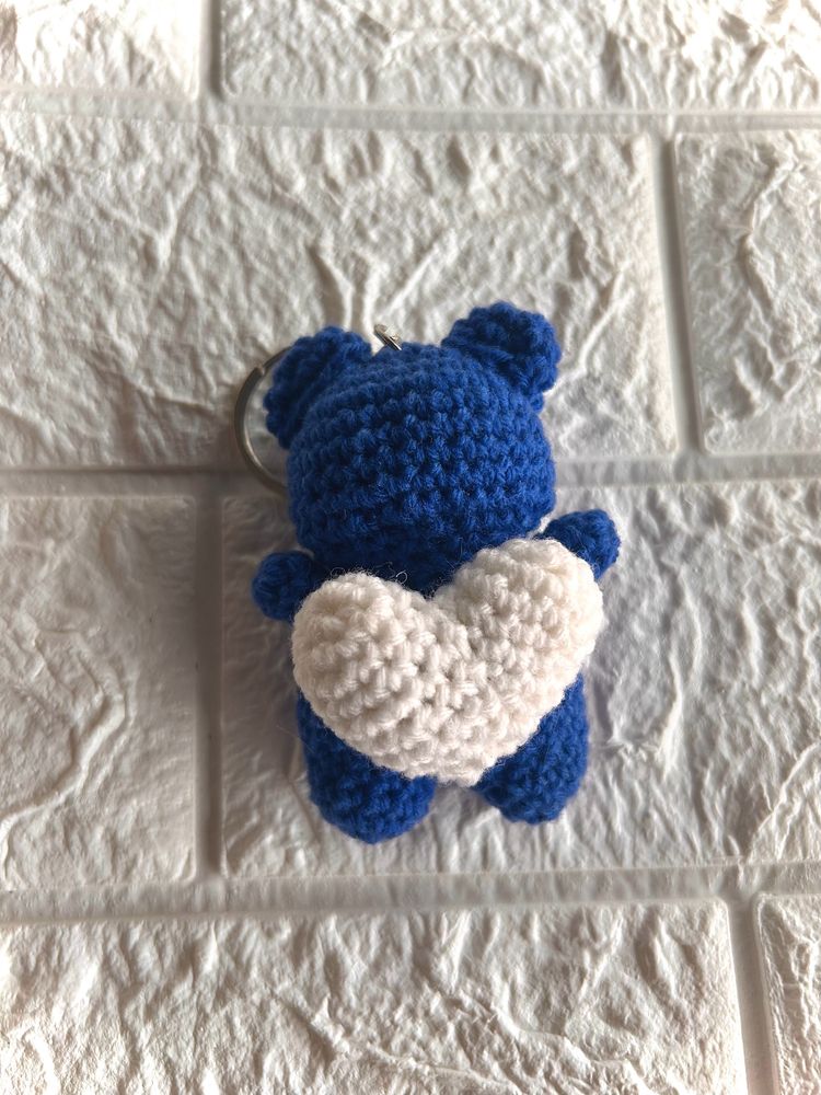 BLUE BEAR KEYCHAIN