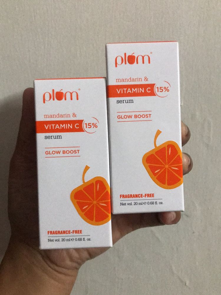 Plum Vitamin C 15% Serum Glow Boost Pack 2