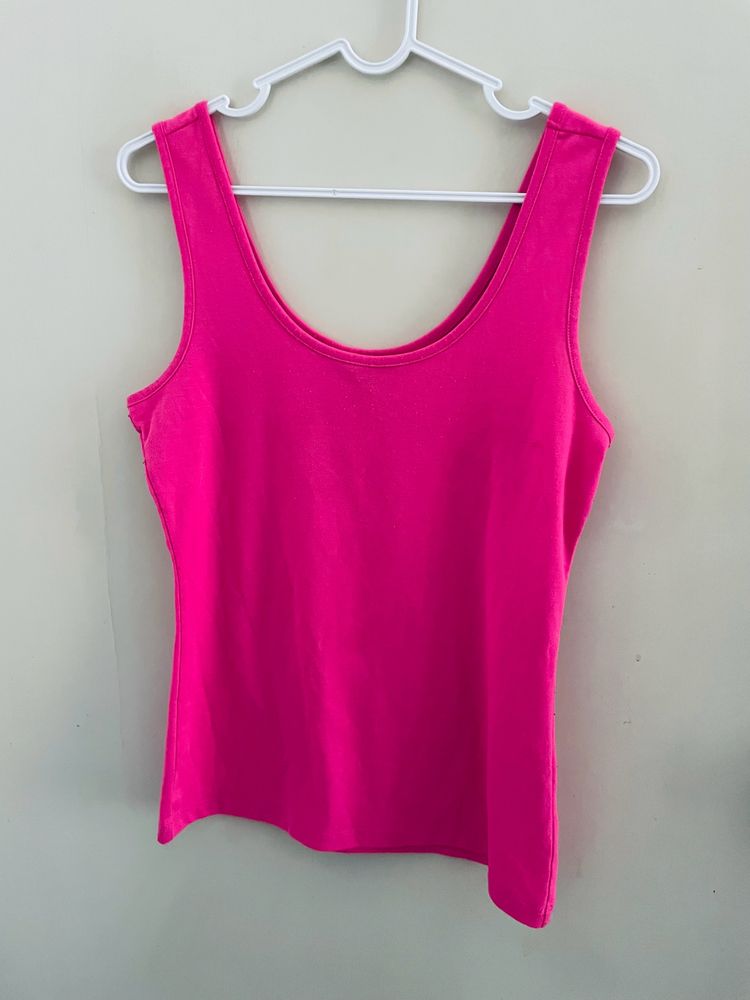 Pink Rose Tank Top