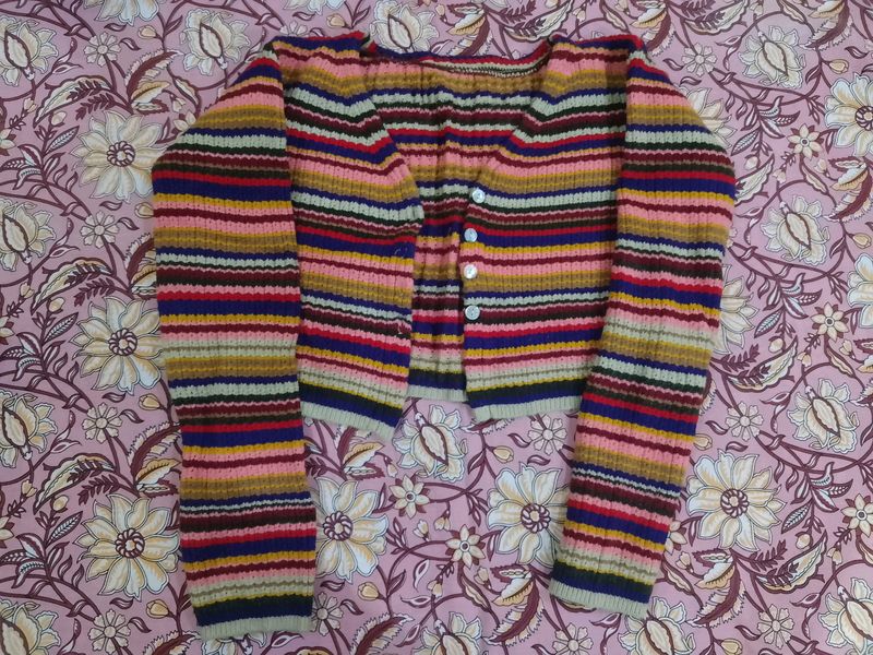 Cropped Knitted jacket