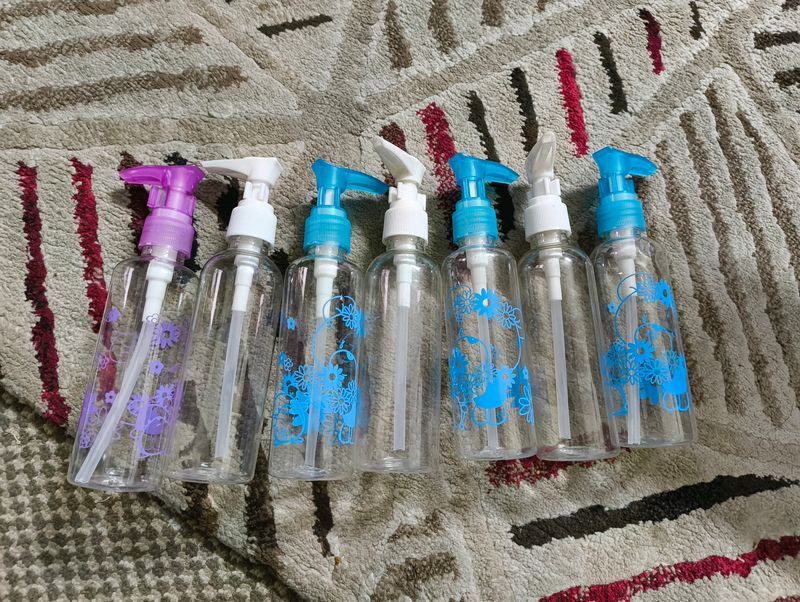 Set Of 7 Pump Bottles ⚗️