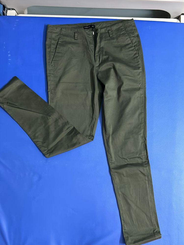 Olive Green Formal Pant