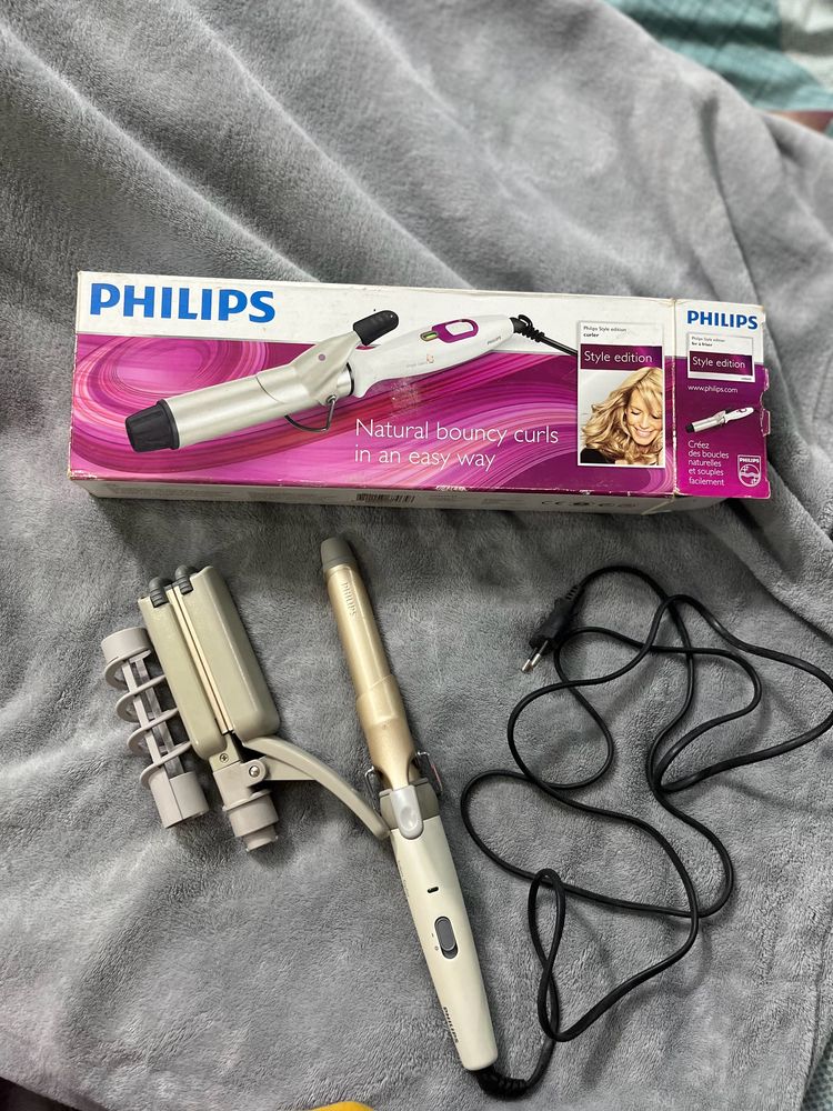 Philips Hair Straightener, Curler, Crimper