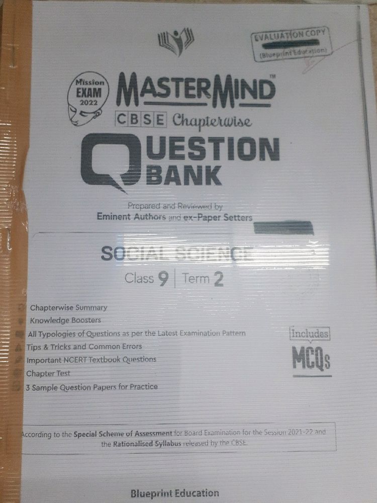 Sst Mastermind Class 9th Cbse