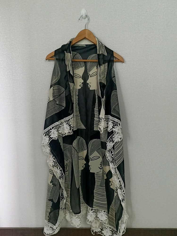 Georgette Cover Up - Printed Design