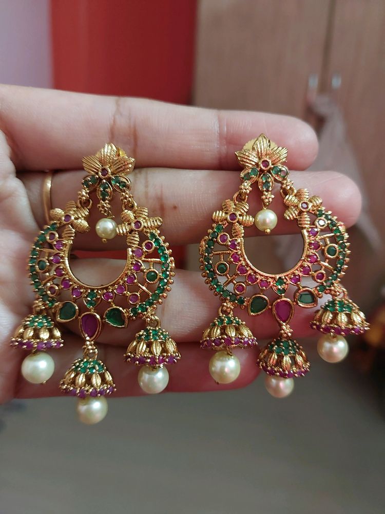 Most Trending Multijhumka Hanging Earring. New