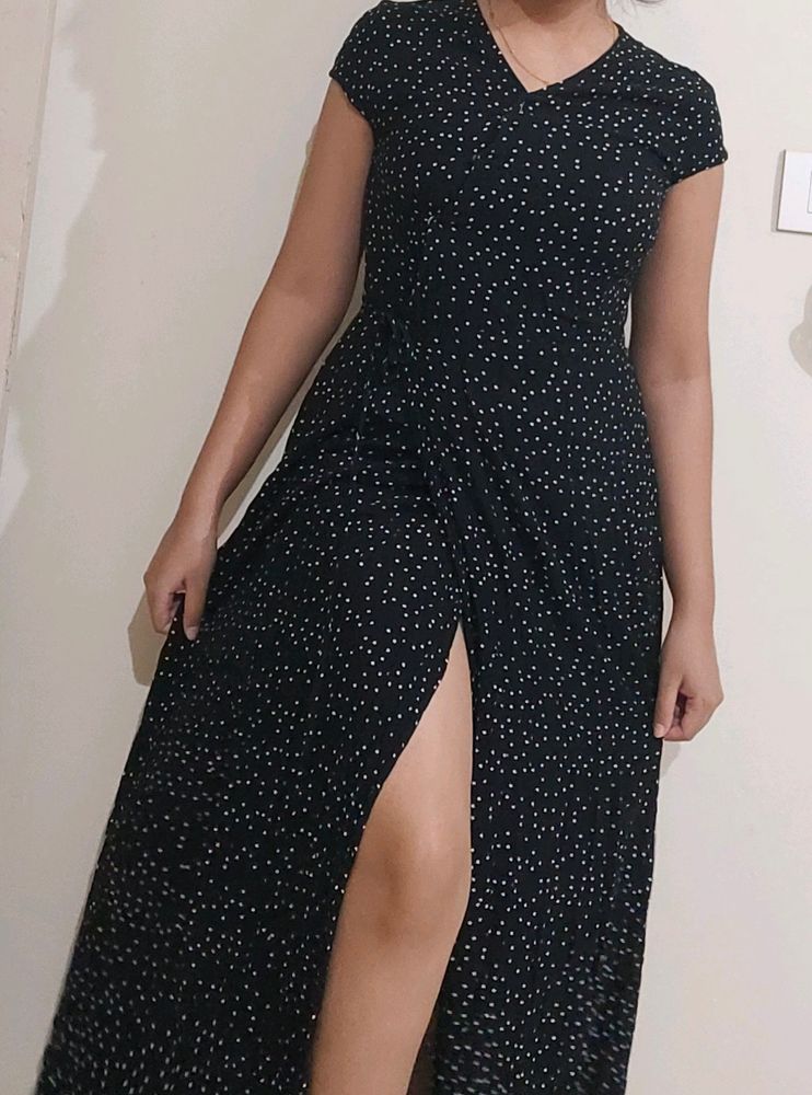 Polka Dot Wrap Dress