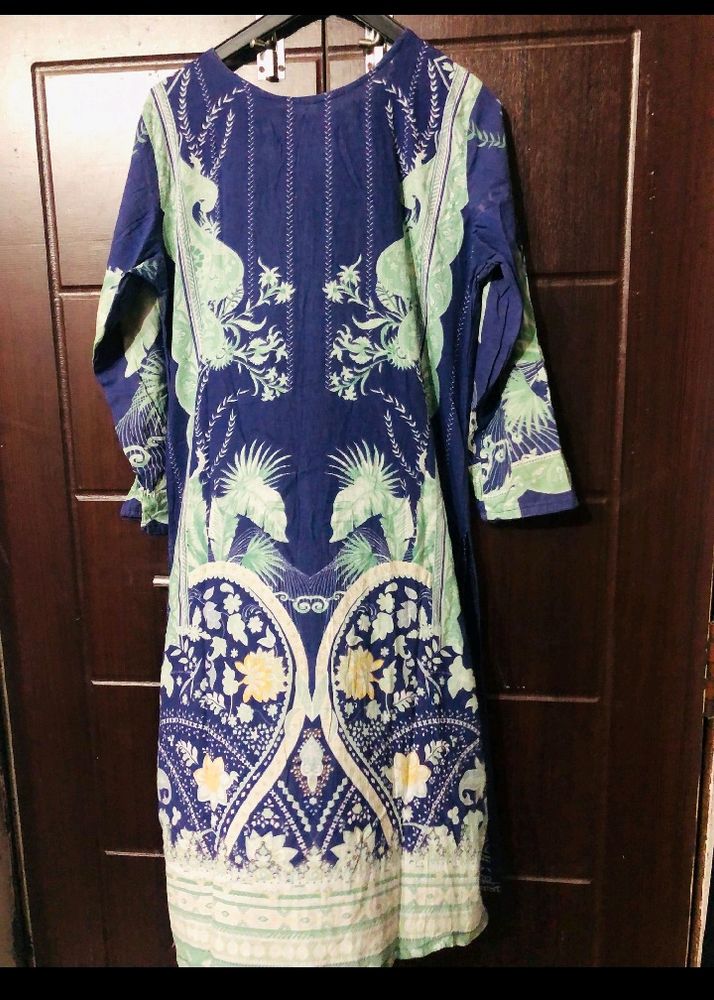 lawn print kurta