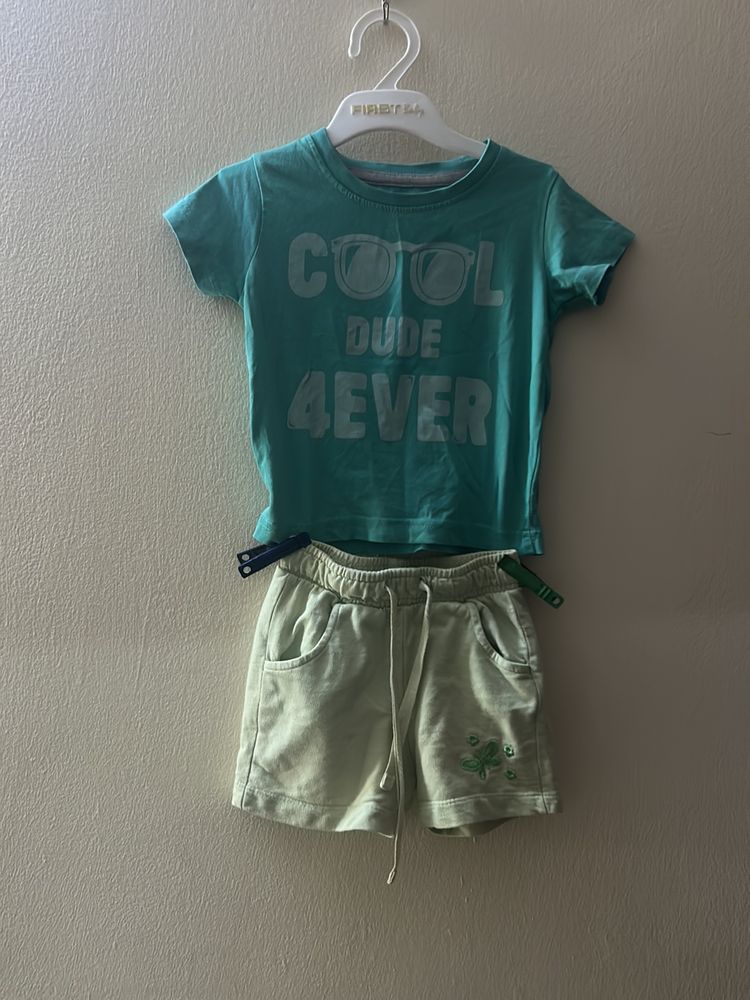 Max Brand Tshirt Shorts Set For Kid