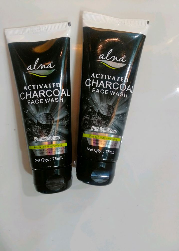 Combo Pack Of 2 New Charcoal Face Wash