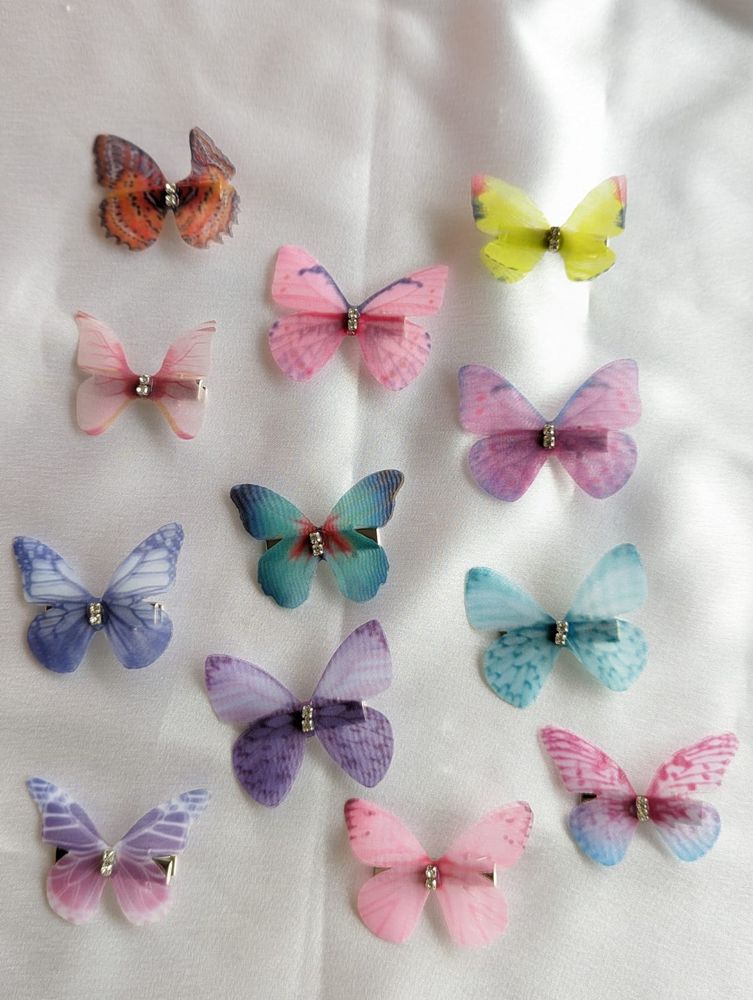 Butterfly Hair Clips