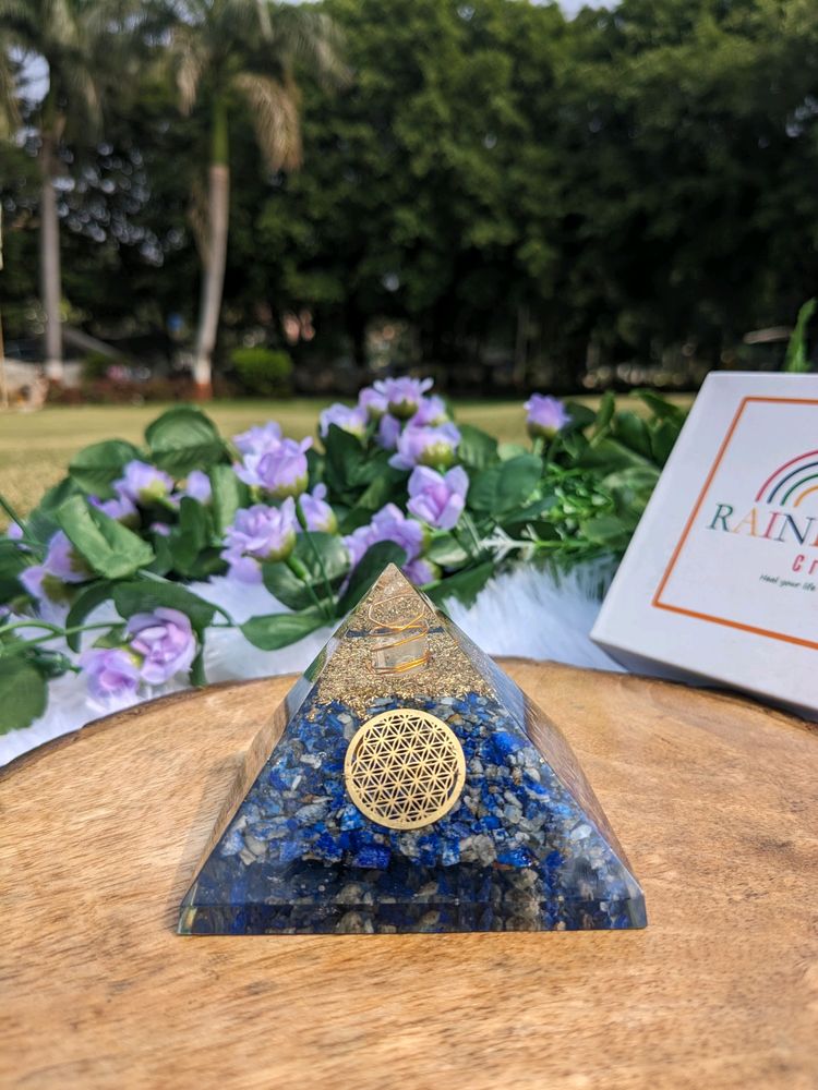 Lapis Lazuli Orgonite Pyramid