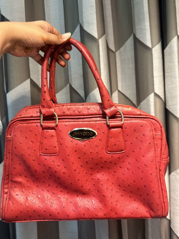 Cherry Color Handbag