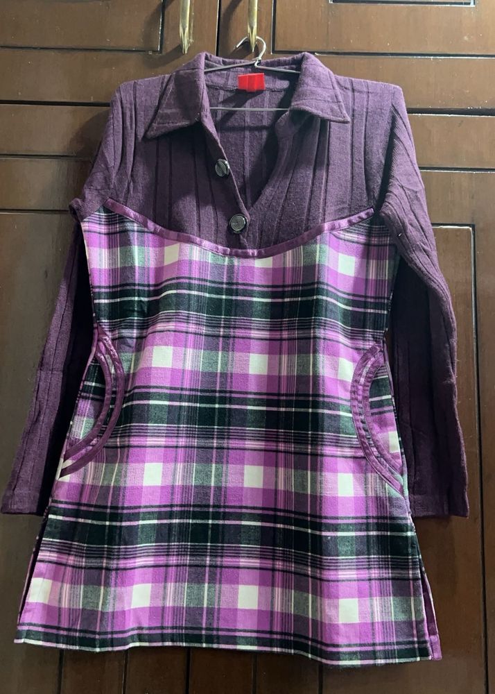 Tunic Top In Purple Colour