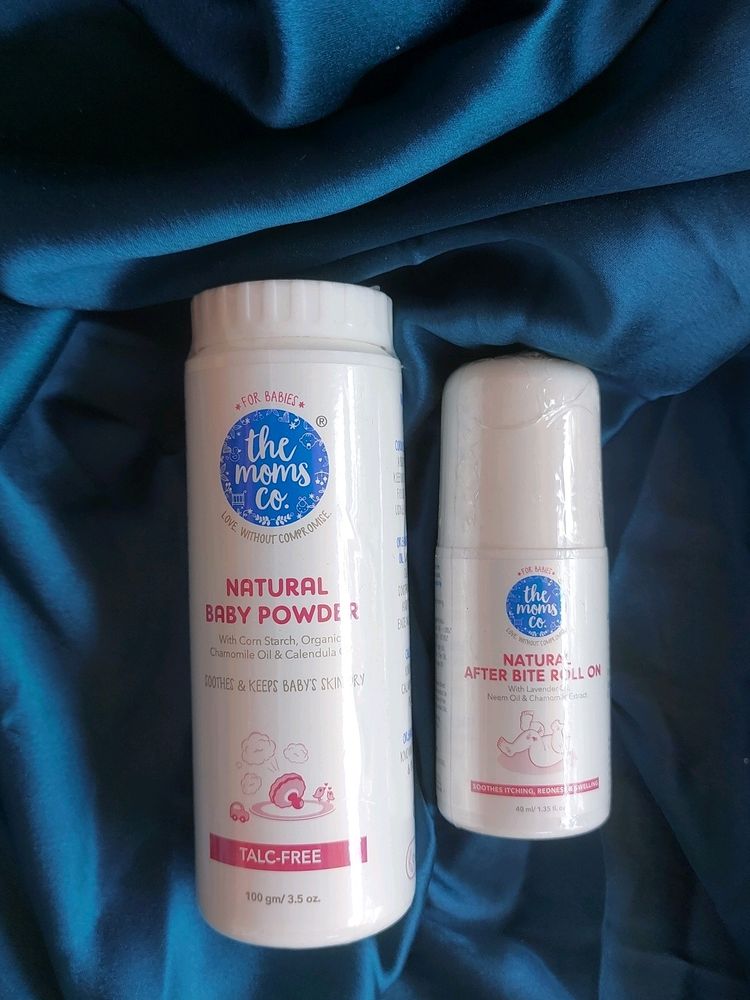 Baby Powder TALC FREE & After Bite Roll On COMBO