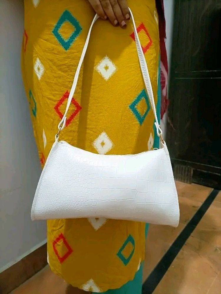 White Sling Bag For Women