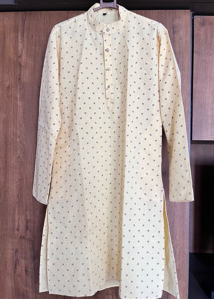 Mens Yellow Kurta