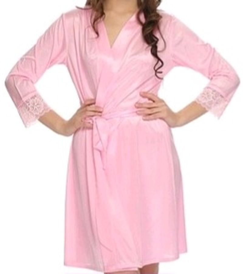 Clovia Chic Basic Robe Satin