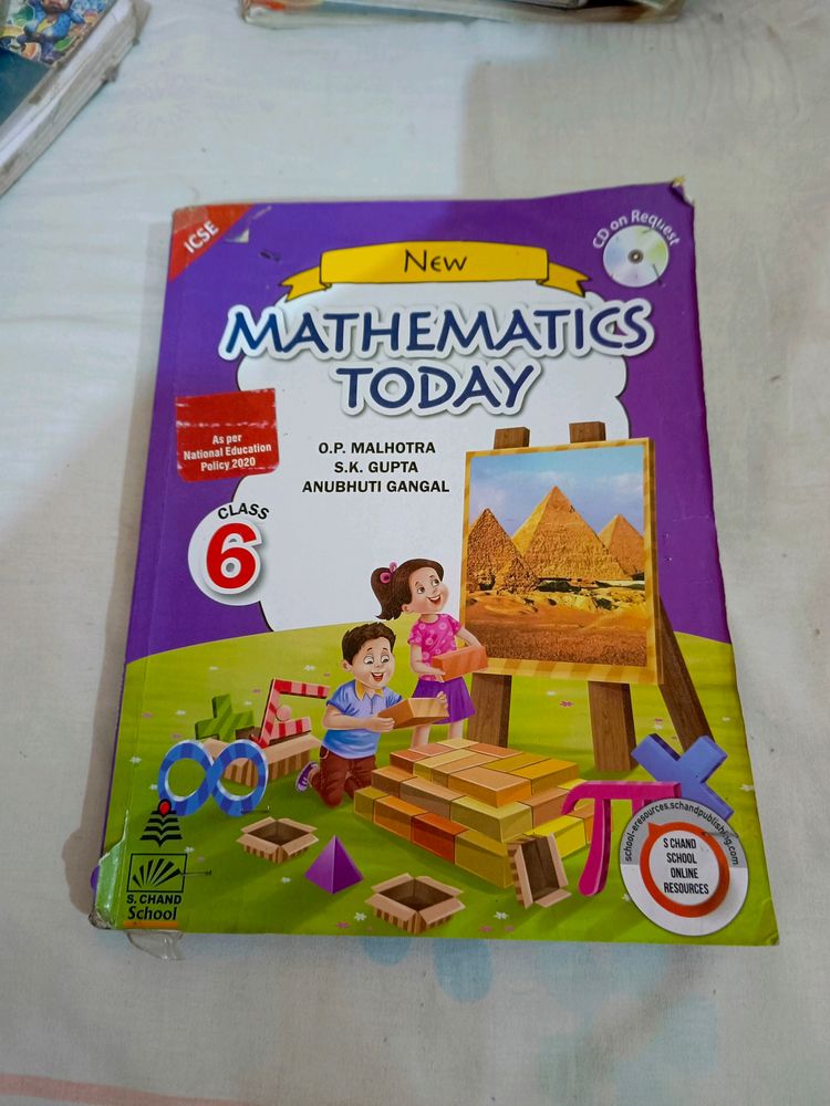 S Chand Class 6th Maths Book For Icsce Boards