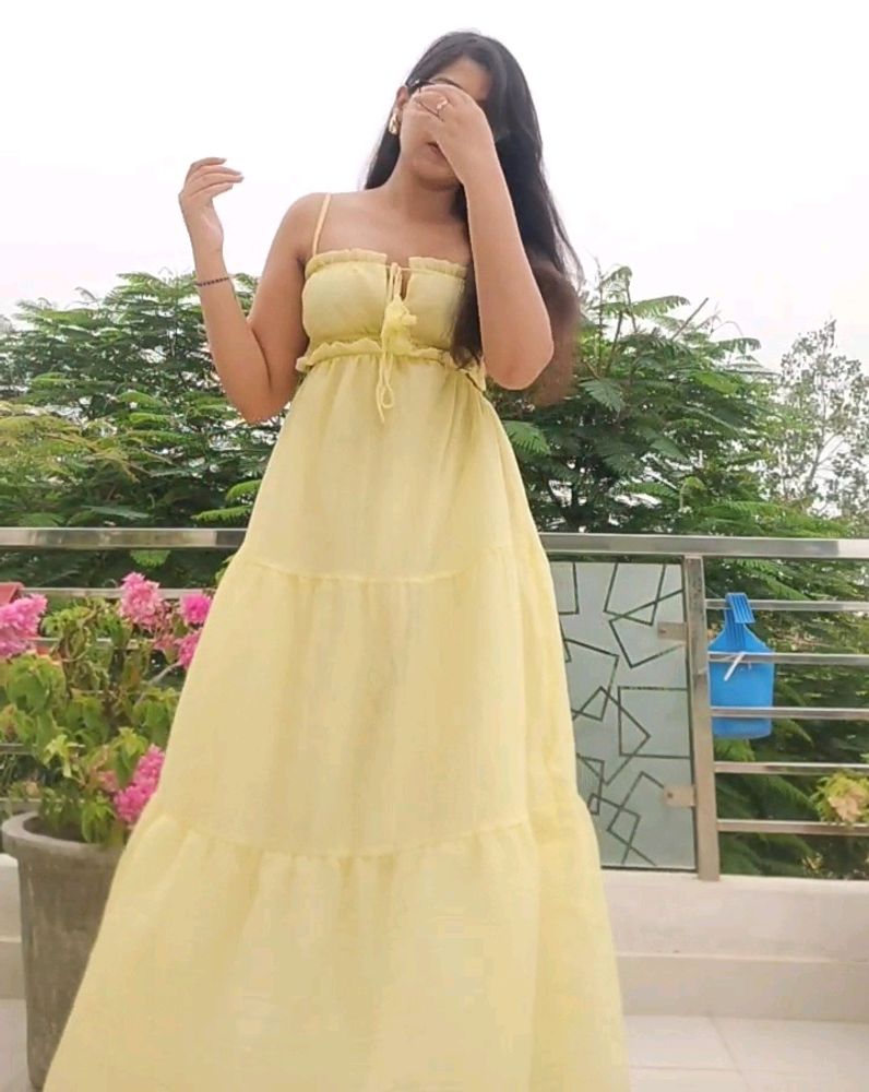 Newme Butter Yellow Dress