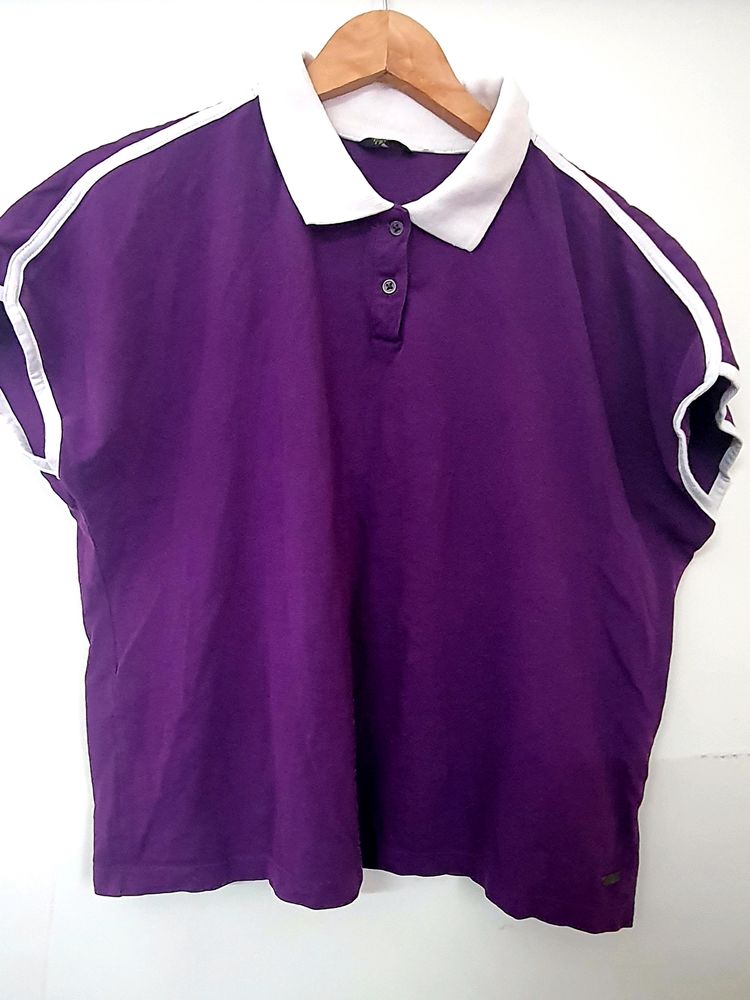 Purple Tshirt For Ladies