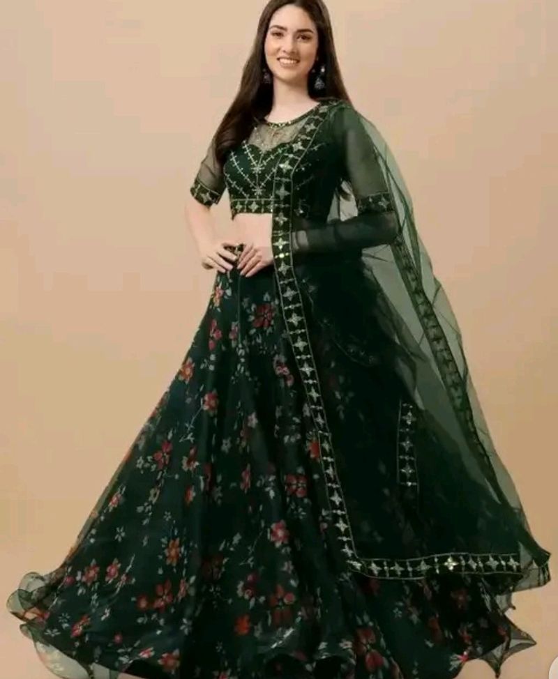 Green Lehnga 💚