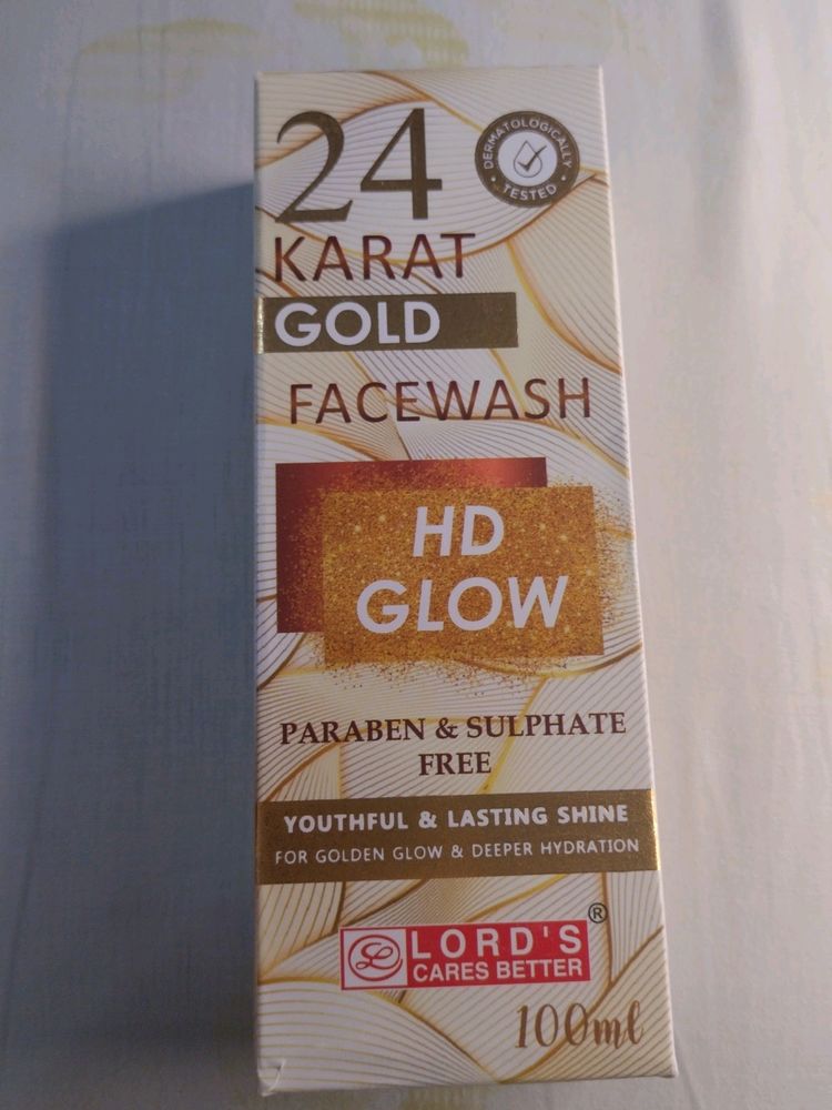 24 Karat Gold Face Wash