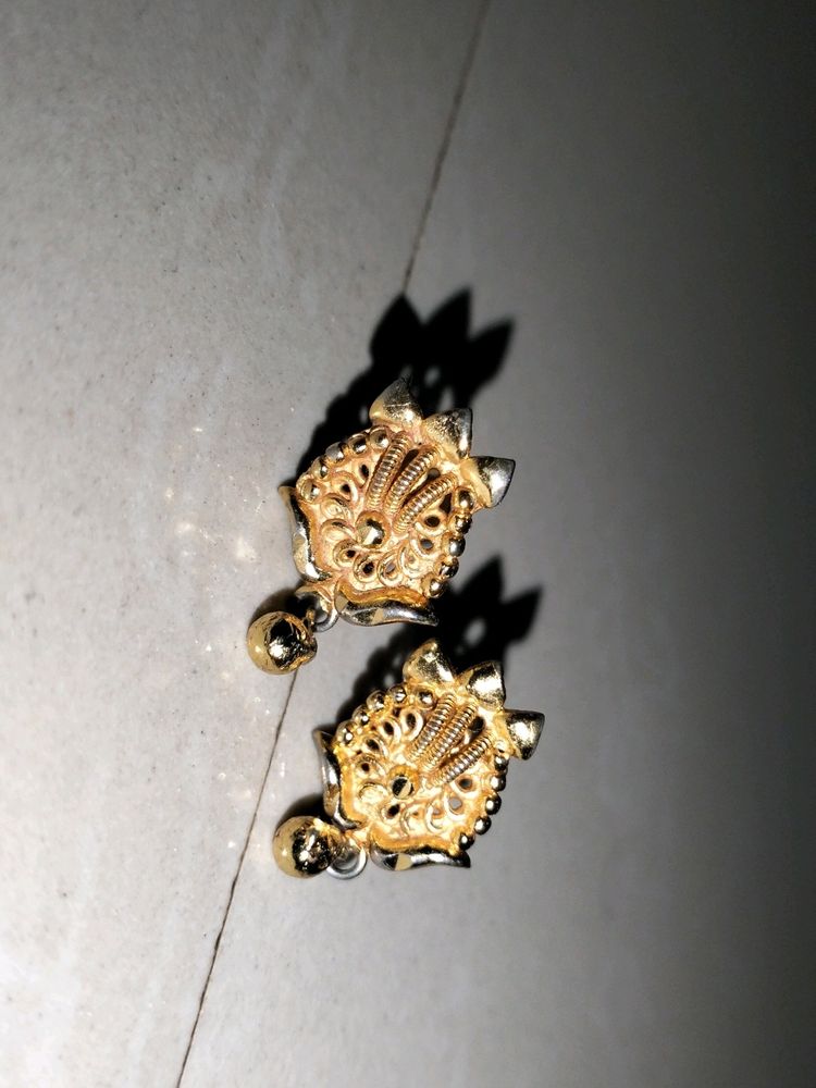 Gold Colour Earrings