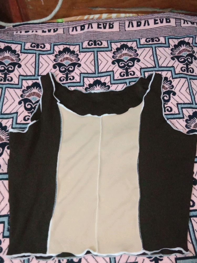 New Trendy Korean Patchwork Tank Top