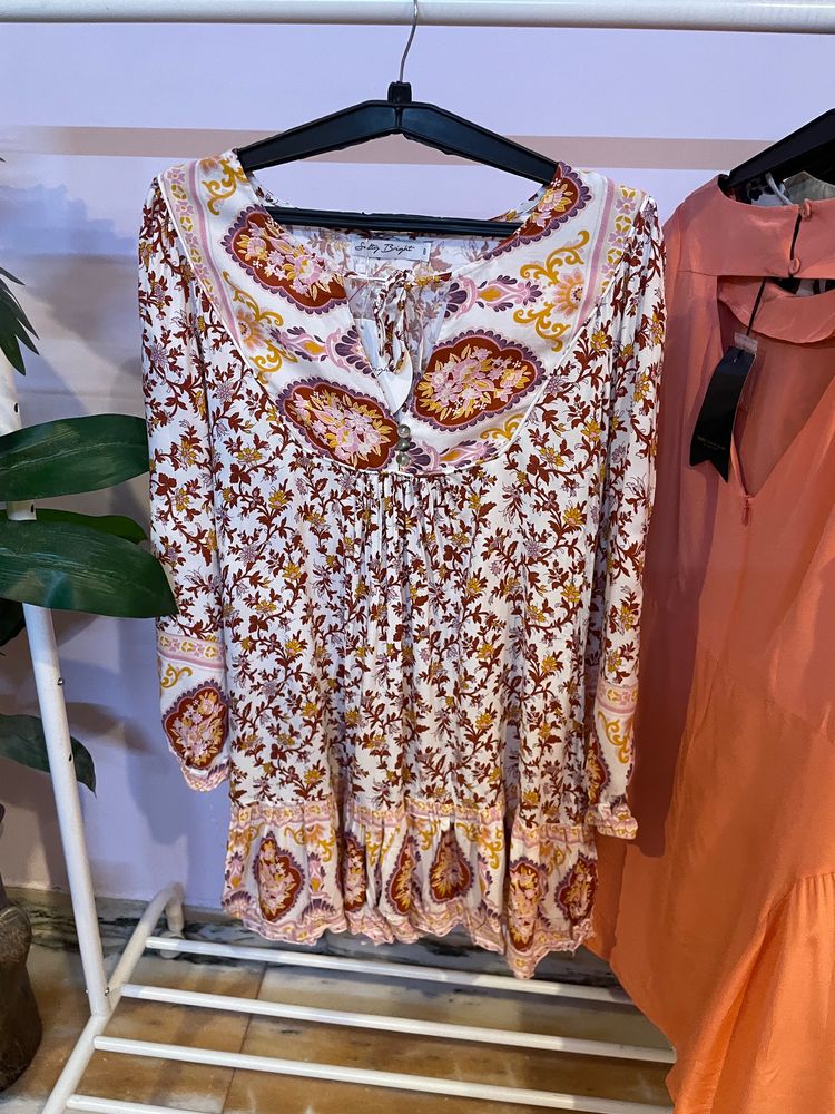 Branded Floral Dress