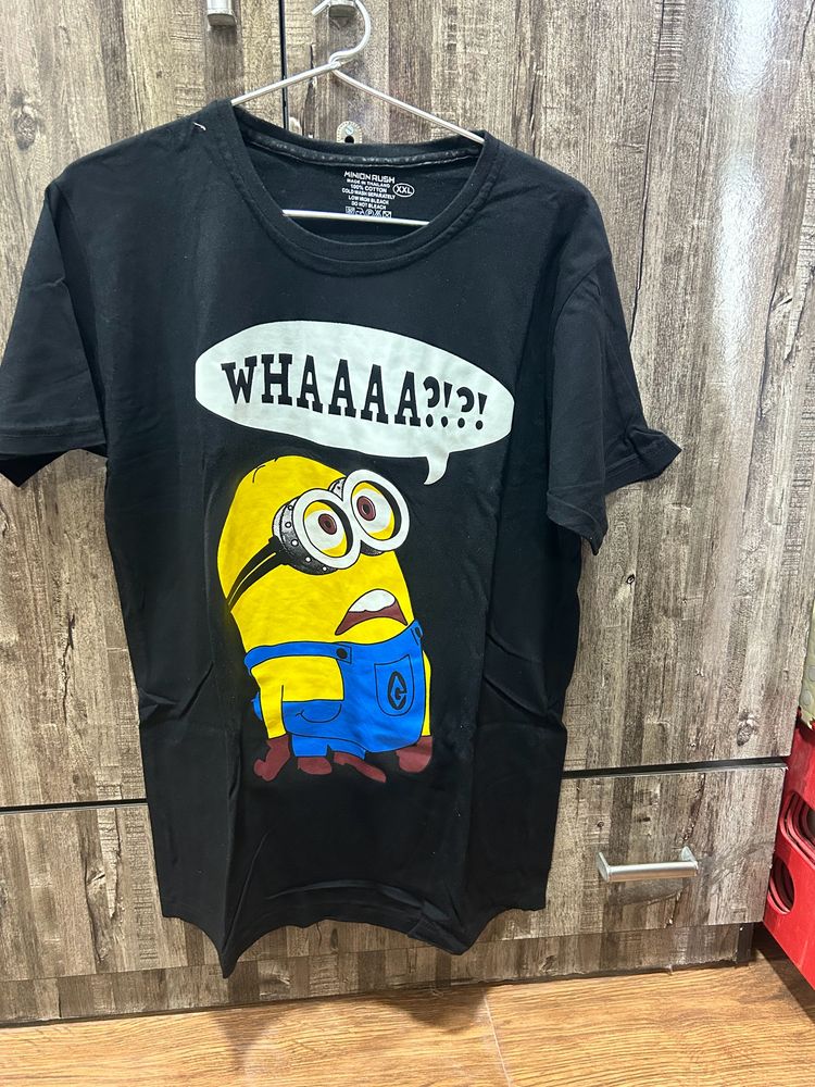 Minion Black Tshirt