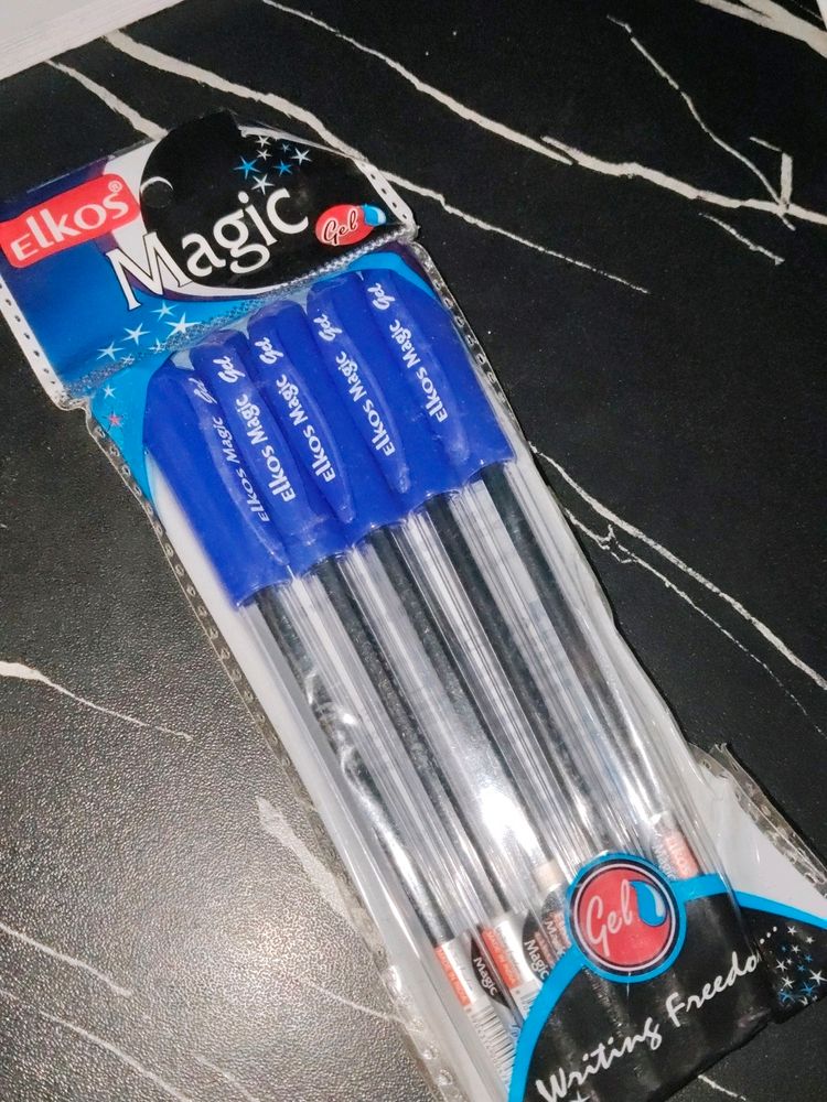 Elkos Blue Gel Pen