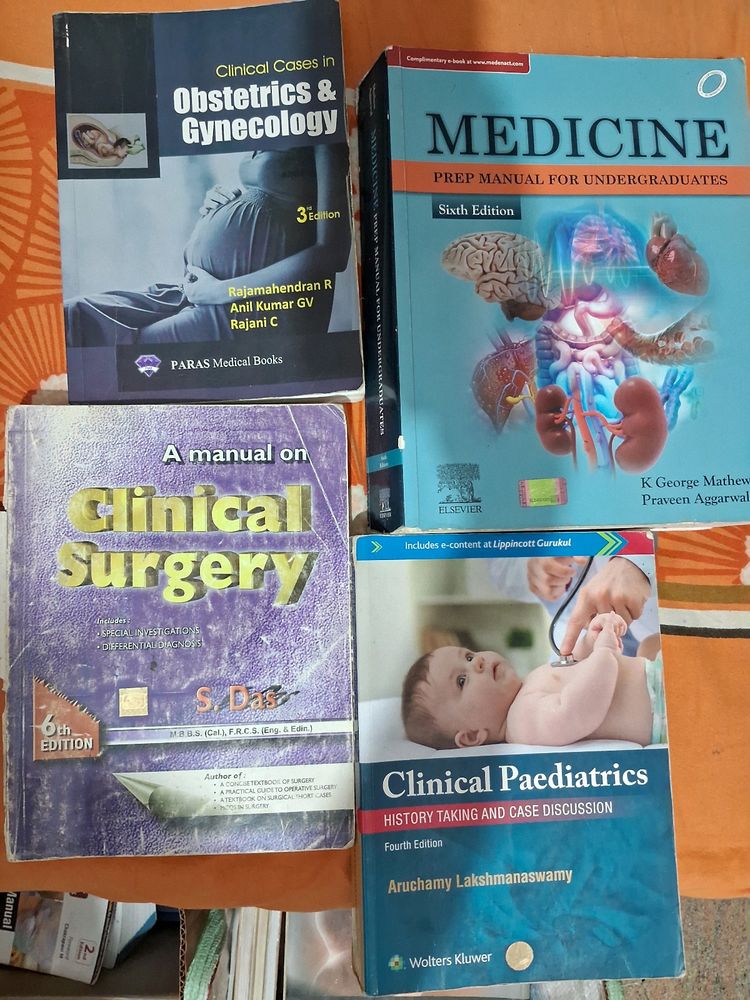 4th Yr Mbbs Books