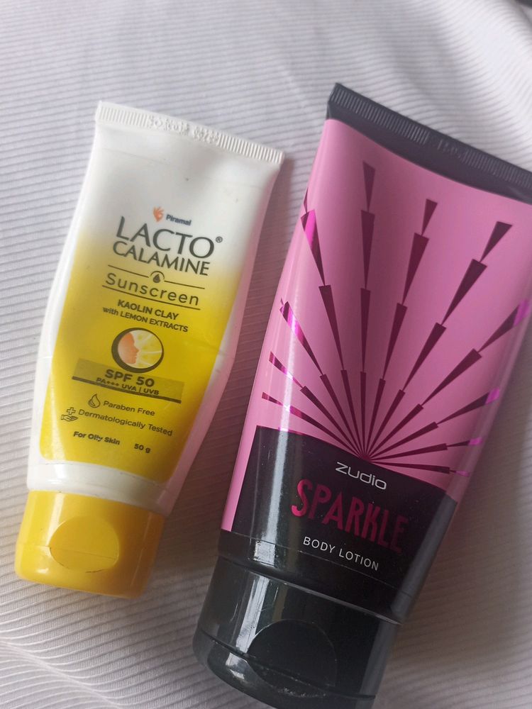 Combo Of Moisturizer, Sunscreen And Lip Balm