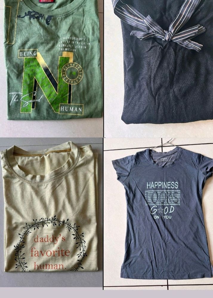 4 Combo Of T-shirts