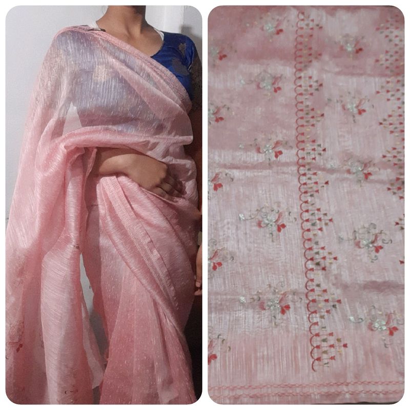 { Lowest Price💸 Aesthetic Beautiful Saree 💗 }