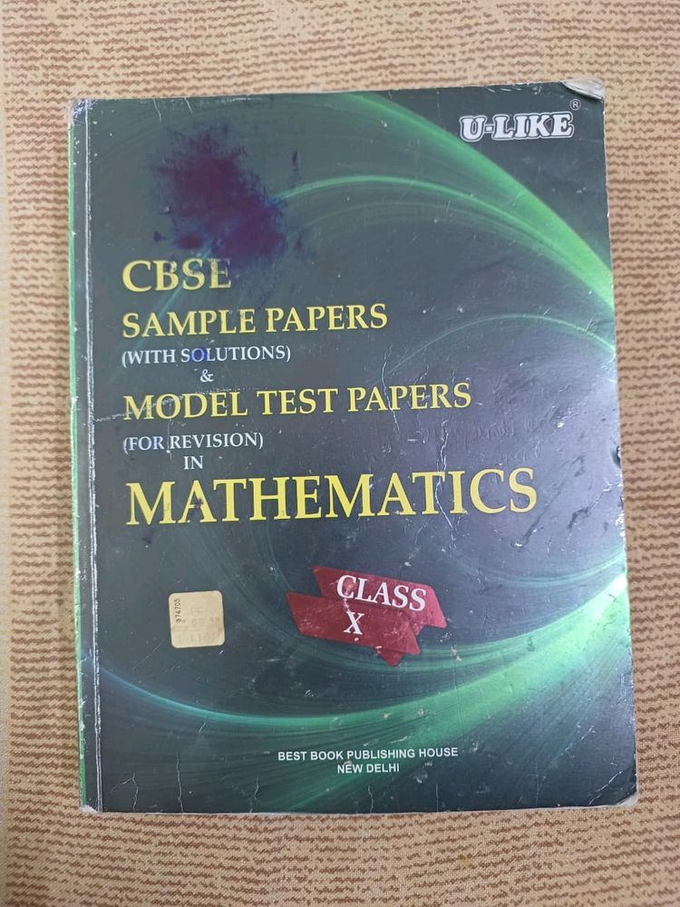 Class 10th Sample Papers For Maths by U-LIKE