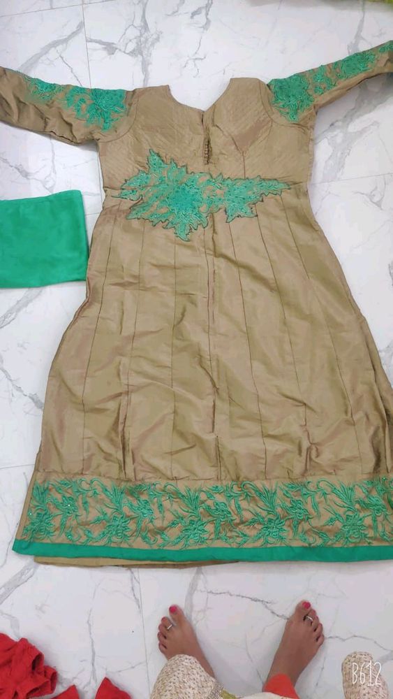 long kurti with dupatta