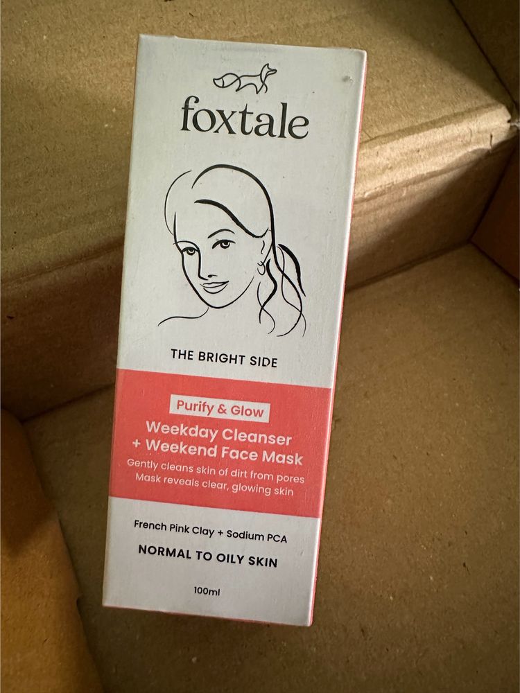 Foxtale Weekday Cleanser + Weekend Face Mask