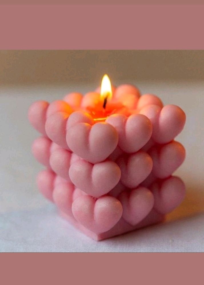 Heart Candle Scented