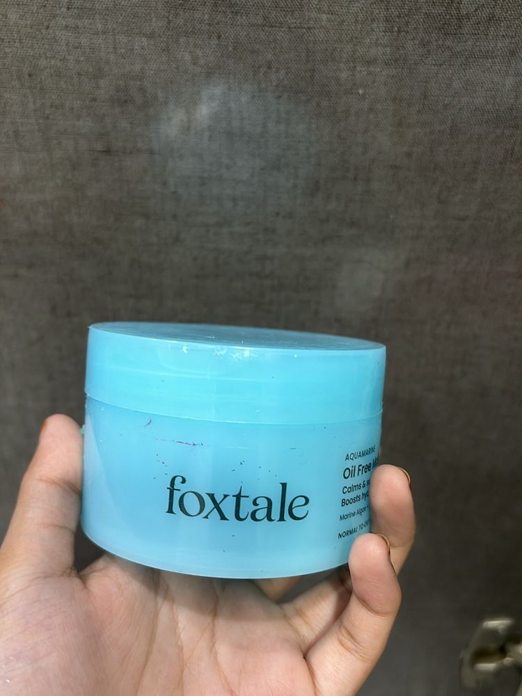 foxtale moisturizer for oily skin