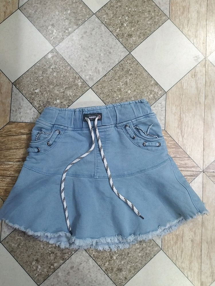 Short Denim Skirt