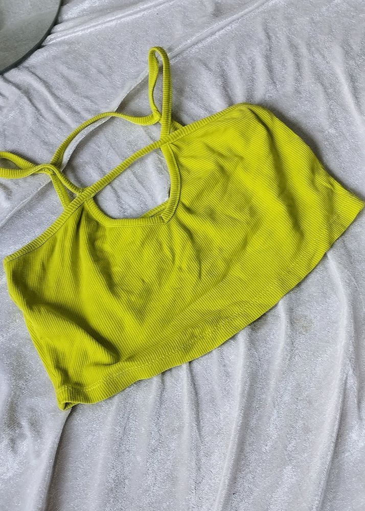 Yellow Crop Top