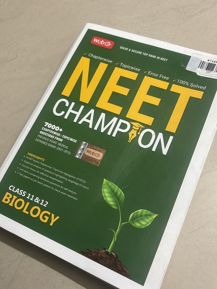 Neet Biology MTG Champion