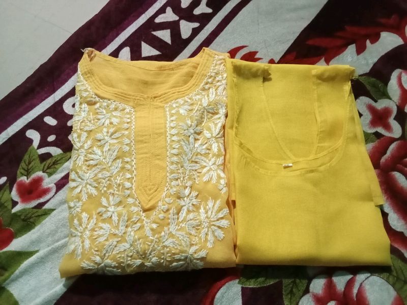 Fancy Yellow 💛  Kurti